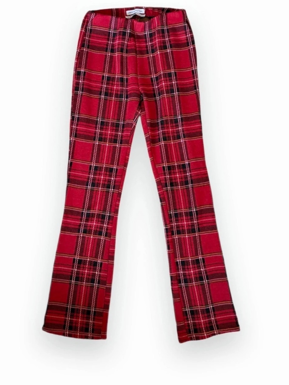UO Urban Outfitters Tartan Plaid Trouser Grunge Pants  Red Yellow Black Size XS